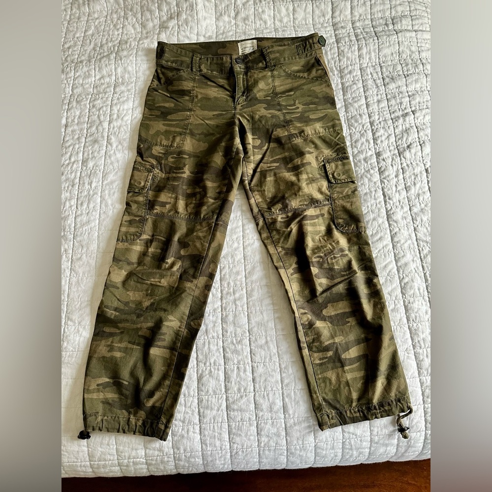 Sanctuary Rebel cropped camouflage cargo pant